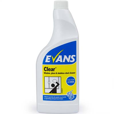 Evans-Vanodine Clear (Window, Glass and Stainless Steel Cleaner)