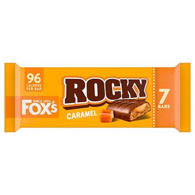 Fox's Rocky Caramel Bars 7 pack