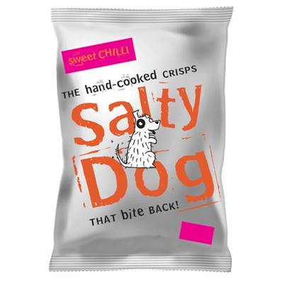 Salty Dog Hand-Cooked Crisps - Sweet Chilli 