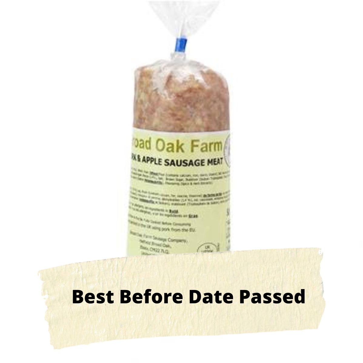 Broad Oak Farm Pork & Apple Sausagemeat - (Best Before 30/06/22)