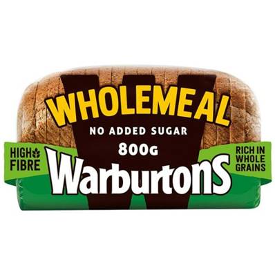 Warburtons Medium Sliced Wholemeal Bread