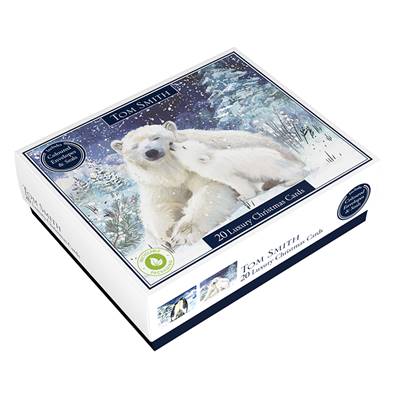 Christmas Cards - Luxury Polar Bear & Penguin