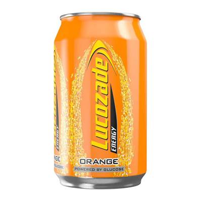 Lucozade Orange Cans