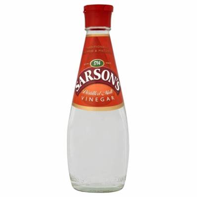 Sarson's Distilled Clear Malt Vinegar (Glass Bottle)