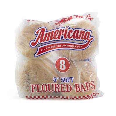 Americana 5" Floured Baps (48s CASE)