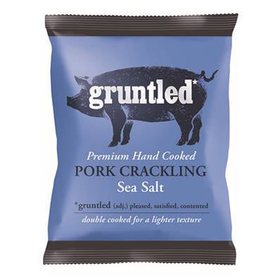 Gruntled Pork Crackling - Sea Salt - Clip-Strip