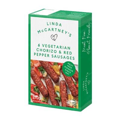 Linda McCartney Vegetarian Sausages - Chorizo & Red Pepper