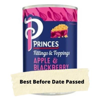Princes Apple & Blackberry Pie Filling (BBD 30/11/22)