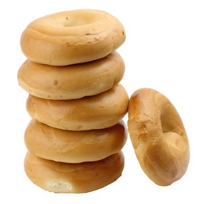 Plain Bagel 6 Pack