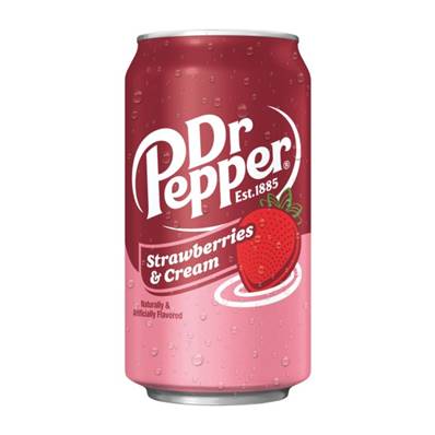 Dr Pepper Strawberries & Cream - Case