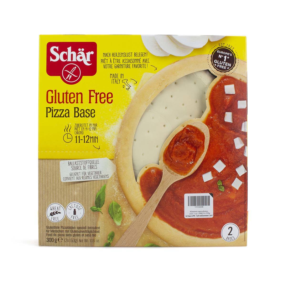 Dr Schar Gluten Free Pizza Base