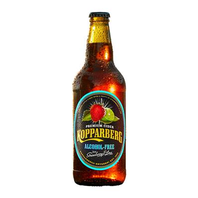 Kopparberg Strawberry & Lime Cider - Alcohol Free (<0.05%)