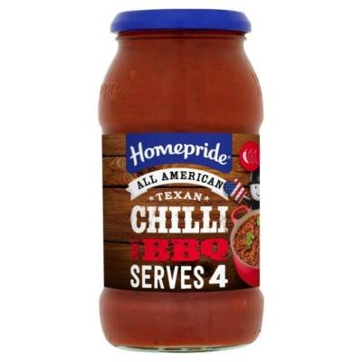 Homepride Texan Chilli BBQ Cooking Sauce (Best Before 31/03/23)