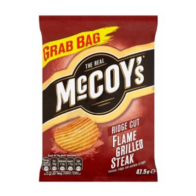 McCoy's Ridge Cut Crisps - Flame Grilled Steak