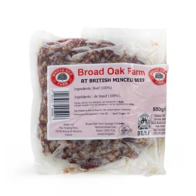 Broad Oak Farm Minced Beef 500gx10