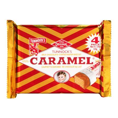 Tunnock's Caramel Wafers 4 pack