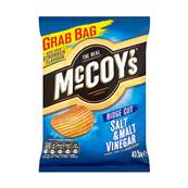 McCoy's Ridge Cut Crisps - Salt & Vinegar - Case