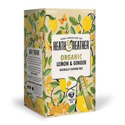 Heath & Heather Organic Tea - Lemon & Ginger