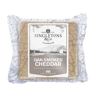 Singletons & Co Oak-Smoked Cheddar Block