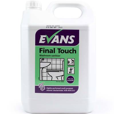 Evans-Vanodine Final Touch (Bactericidal Washroom Cleaner) 