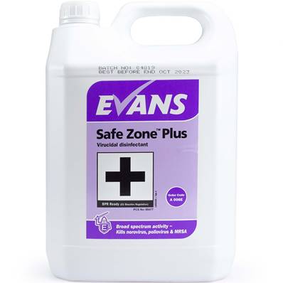 Evans-Vanodine Safe Zone Plus (Virucidal Disinfectant)