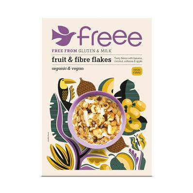 Doves Farm - Gluten-Free, Organic Fruit & Fibre Flakes