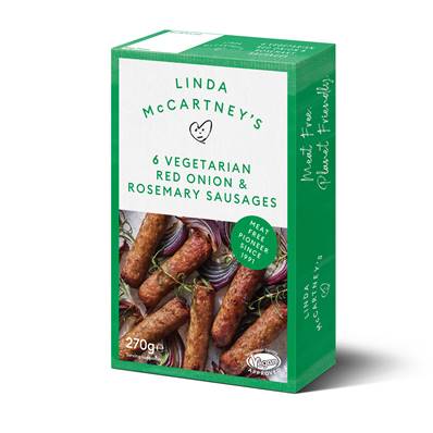 Linda McCartney Vegetarian Sausages - Red Onion & Rosemary