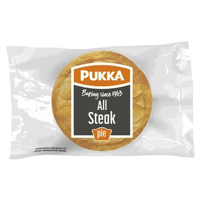 Pukka Large All Steak Pie (BOX)